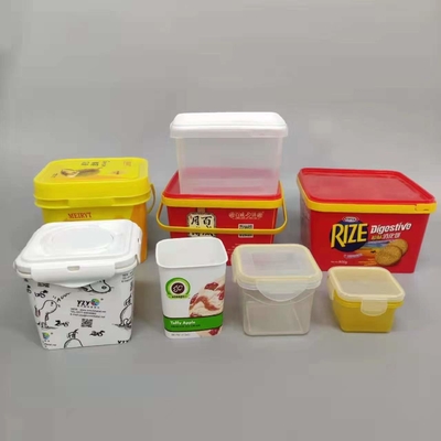 Handig gebruik Plastic vat van voedingskwaliteit Meerdere maten Rechthoekige vorm