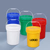 Waterdichte Plastic Emmer Plastic Emmer van 20L met Deksel Vloeibare Container voor Deklaag