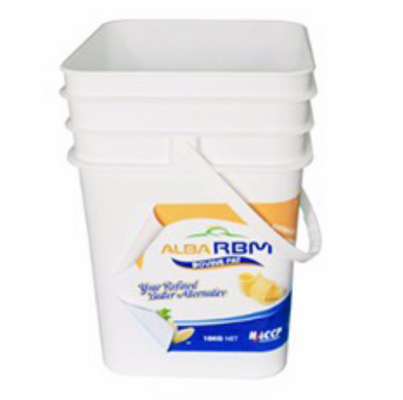Stick Label 20 Liter Verf Emmer Witte Verf Vierkante Plastic Emmer