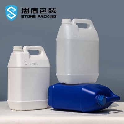 Dagelijks Chemisch product 35mm HDPE Plastic Fles 5 Liter Plastic Trommel 192*125*305mm