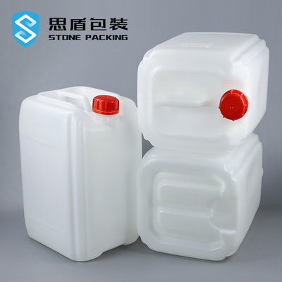 Chemische Opslag Witte Doorzichtige 41mm Hdpe Jerry Can 20 Liter