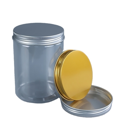 55*65MM HUISDIEREN Plastic Flessen met Schroefdeksel 13g