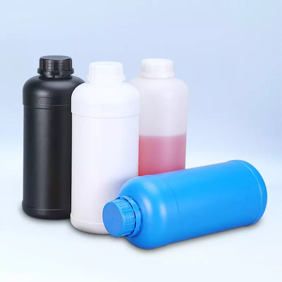 1000ml HDPE van de pigmentinkt Plastic Containervloeistof die Chemische HDPE Plastic Fles verpakken