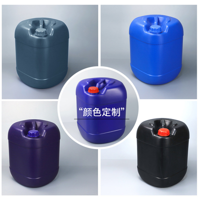 Seal Blue 25 Liter Vierkant Vat Stapelen Vloeibare HDPE Plastic Emmer