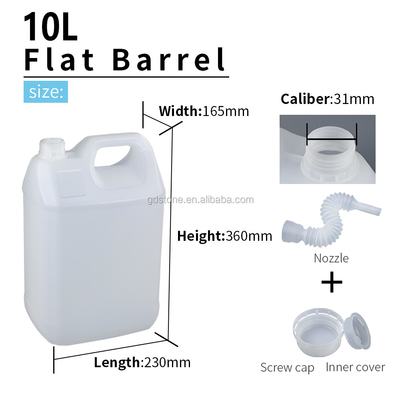 Sidun 10 Liter Plastic Fles met Handvat 230*165*360mm 300g