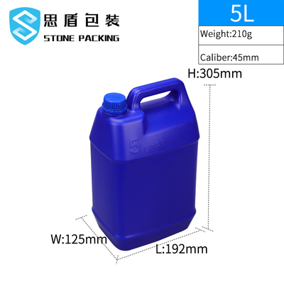 De lekvrije Schroefdop Plastic Trommel van 5L 2,5 Gallons 1 Gallon 0,5 Gallons
