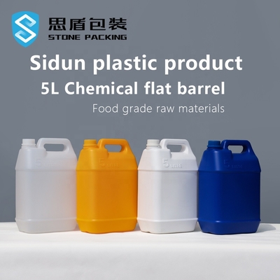 Dagelijks Chemisch product 35mm HDPE Plastic Fles 5 Liter Plastic Trommel 192*125*305mm