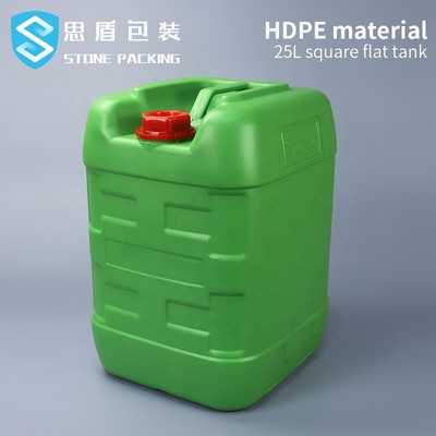 Plastic Strakke Hoofd25l 5 Gallons Chemische Containers 63mm Rieke Opening