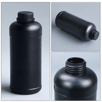 Het zuur etst LML Detergent Matte Black Plastic Bottles 110*220*43mm