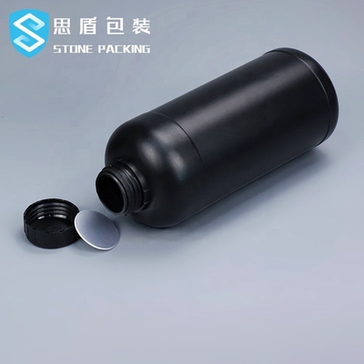 Het zuur etst LML Detergent Matte Black Plastic Bottles 110*220*43mm
