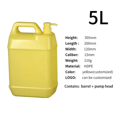 SIDUN-HDPE 5l Plastic Fles met Handvat 200*120*305mm