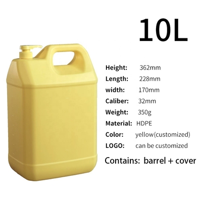 Huishoudenbreedte 170mm Pomp Plastic Fles met Handvat 350g