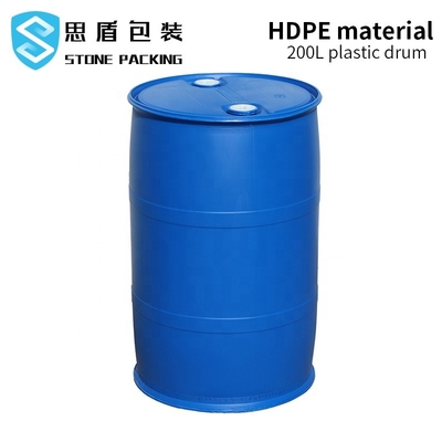 Verzegelde Olie Blauwe HDPE de Schroefdekking van de 55 Gallon Plastic Trommel