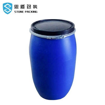 Cilindrische Blauwe Chemische 200l 55 Gallon Plastic Trommel 585*970mm 9kg