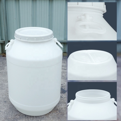Wit HDPE 100% Chemisch 60l Plastic Vat met Dekking