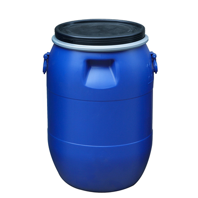 Rond Plastic HDPE 100% 120l Blauw Chemisch Open Vat