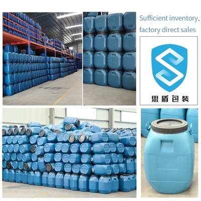 HDPE 100% 60L Blauwe HDPE Plastic Containertrommel met Deksel