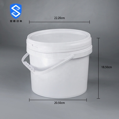 Plastic pp 5 Liter om Plastic Trommel 360g Dia 222mm 205mm
