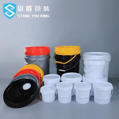 1.1mm Dikte Emmer van de 5 Gallon de Plastic Verf met Handvat 10L 18L 20L