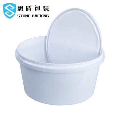 De ovale Ovale Ronde Emmer van 1 Gallon Chemische Containers met Deksel 265*265mm