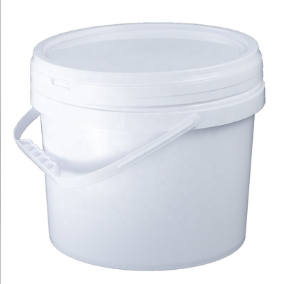 Dia 222mm Witte 5l Chemische Ronde Plastic Containers 360g van pp