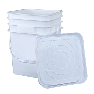 ISO 9001 Witte Emmer 141*103*120mm van 5 Gallon Chemische Containers