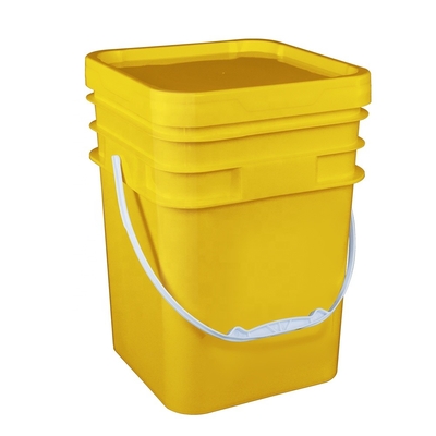 ISO 9001 Witte Emmer 141*103*120mm van 5 Gallon Chemische Containers