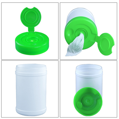 Doorzichtige Nat Schroefdekselhdpe veegt Plastic Container 900g af