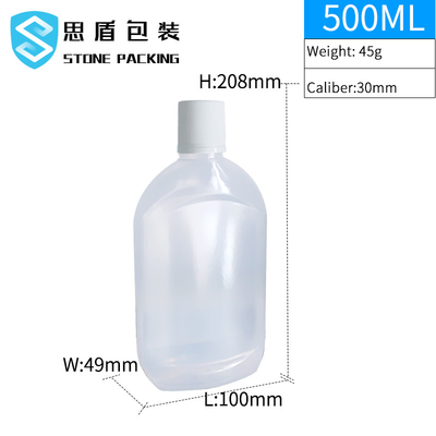 De Shampoofles van Matte Translucent 500ml met Schroefdeksel 45g