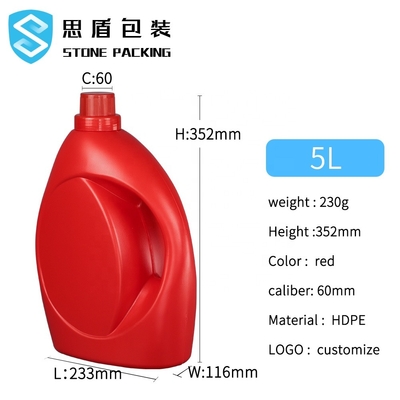 SIDUN-Wasserij 352mm Lege Lege Detergent Flessen 2L 3L 5L