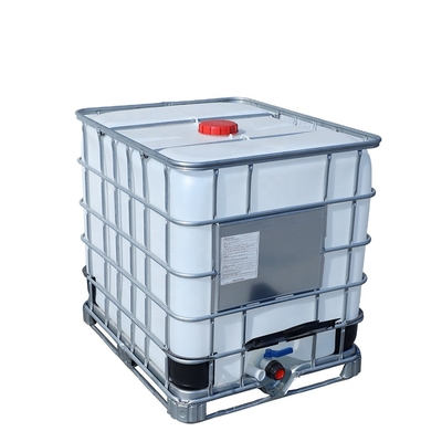 HDPE Metaal Chemische Vierkante Tank 1000 Ltr Tarragewicht 56kg