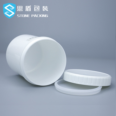 Witte Zwarte 12*140mm 1L Plastic Kruik met OEM van het Schroefdeksel ODM